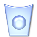 BLUE ICONS RECYCLE BIN